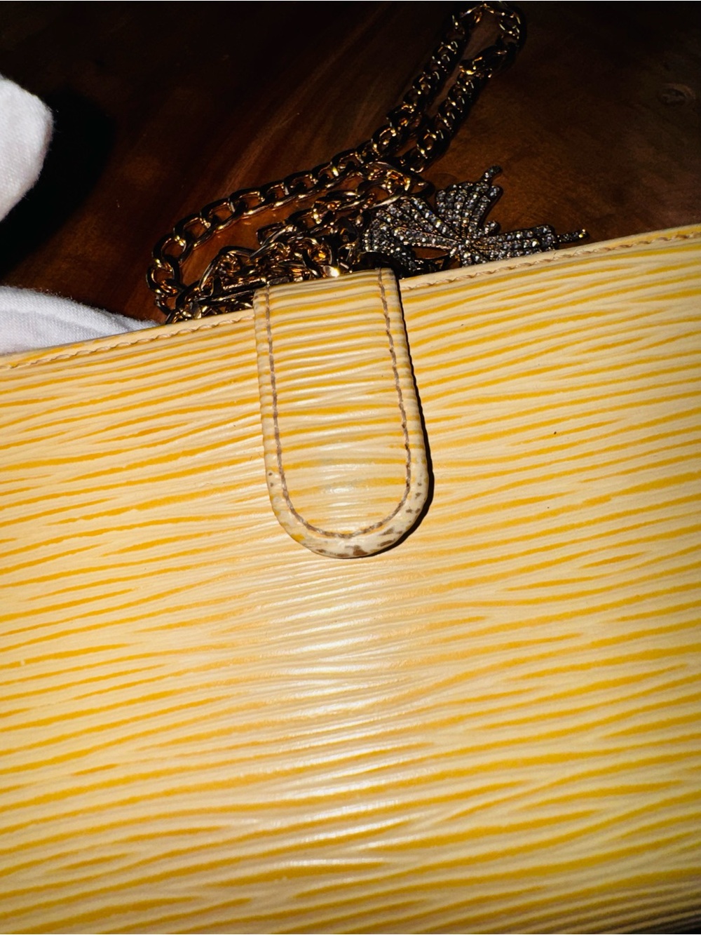 Louis Vuitton yellow Eppy, French wallet, kiss Lock compact vintage 2002 - Picture 13 of 17
